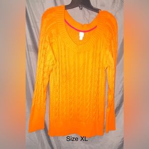 Orange Sweater JCP.